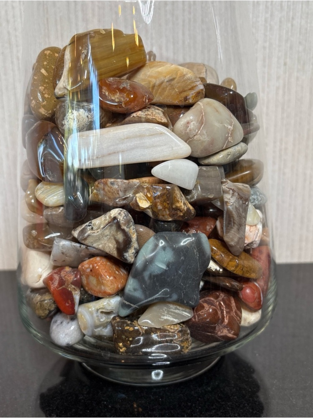 Tumbled Stones Lot Polished Rocks Hobbyist 7 Lbs+ Bulk Crystal Healing Reiki Gem